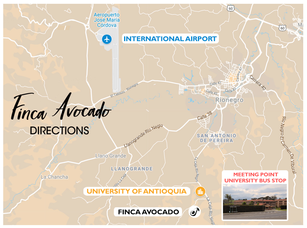 Map Finca Avocado